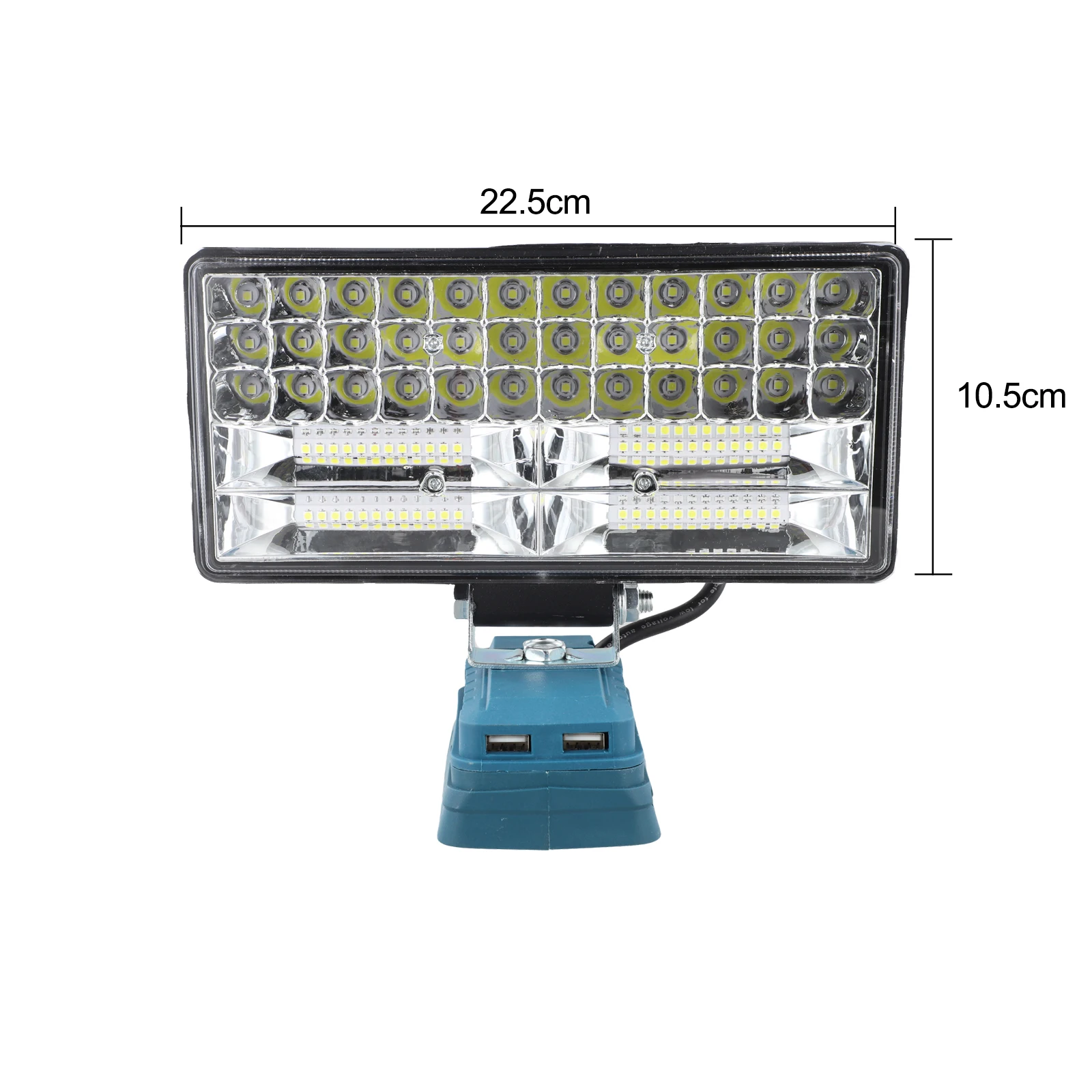 

LED Work Light with Two Switchable Beam Modes Compatible with For Bosch Li ion Battery for Outdoor and Indoor Use