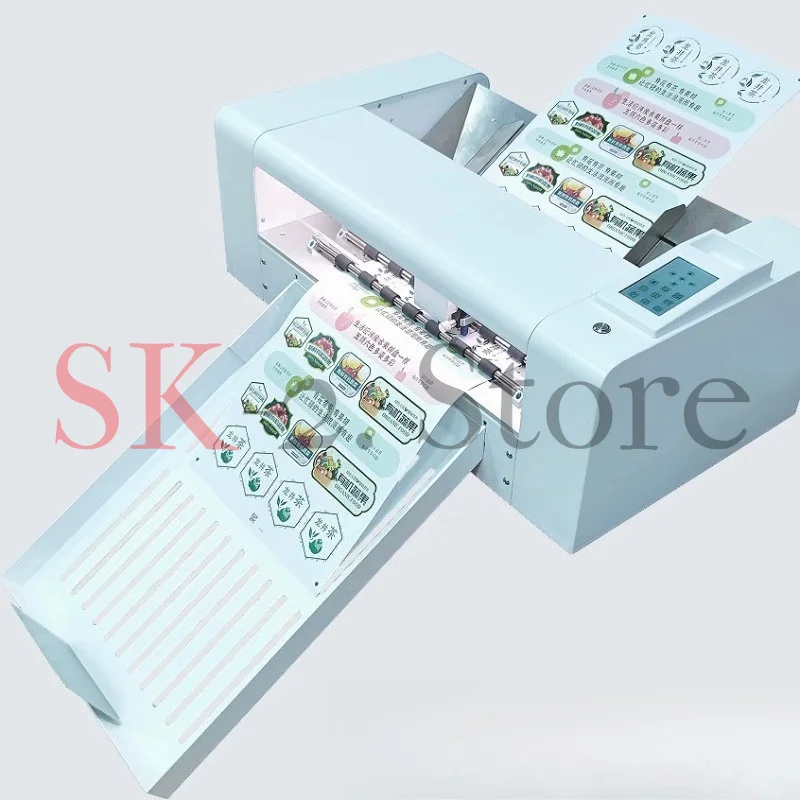 Automatic edge patrol lettering machine paper feeding with camera cutting Special-shaped self-adhesive label