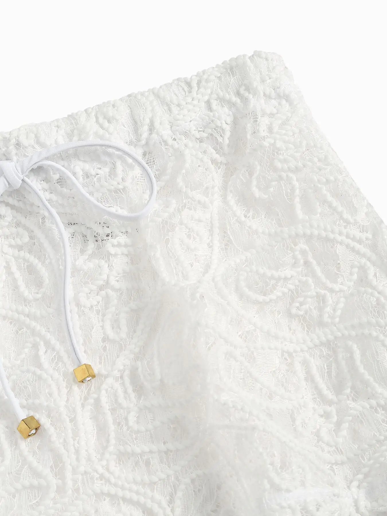 ملابس شاطئ صيفية للسيدات شفافة مجوفة