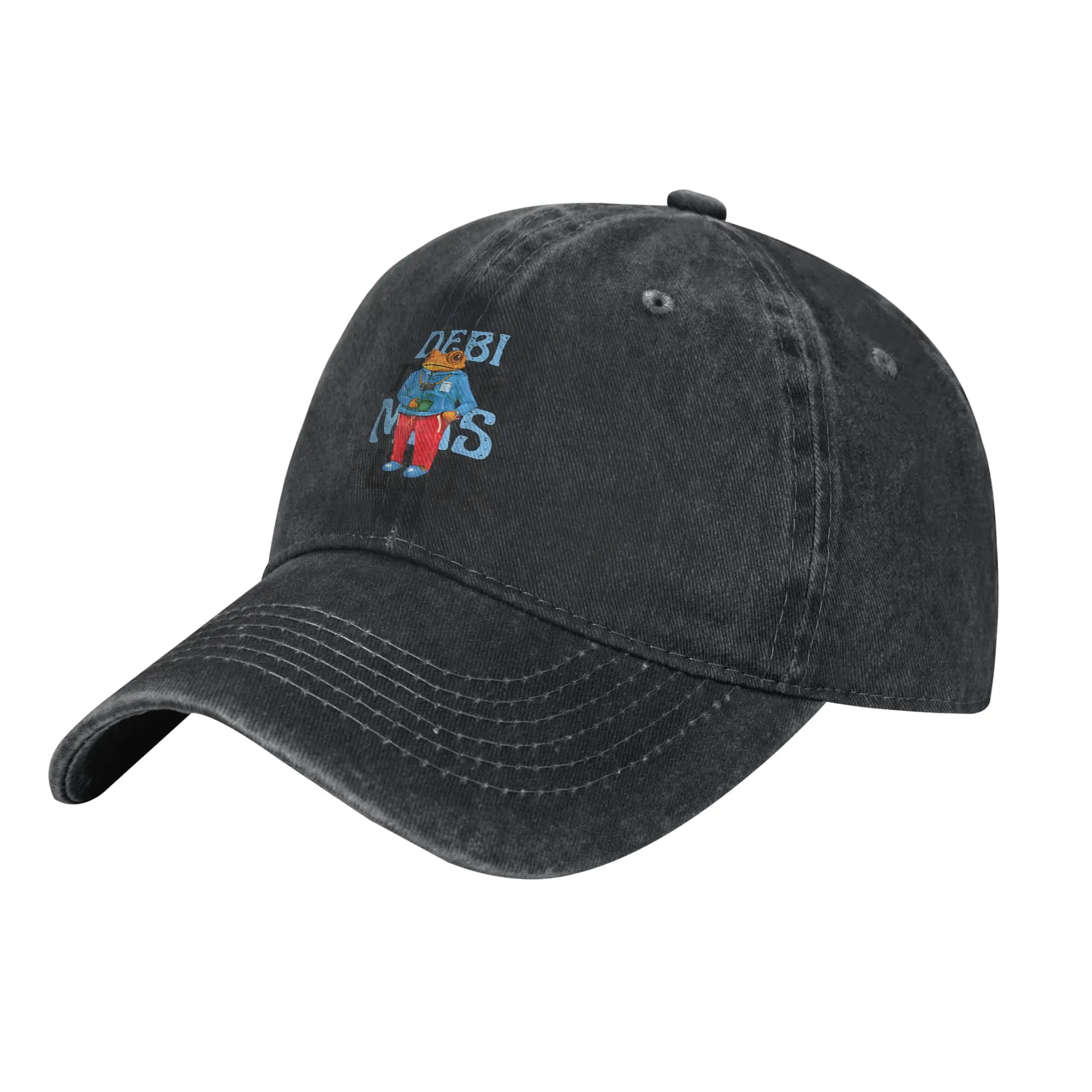 DTMF Frog Puerto Rico Baseball Cap Retro Distressed Cotton Bad Bunny Snapback Cap Unisex Outdoor Summer Adjustable Fit Hats Cap