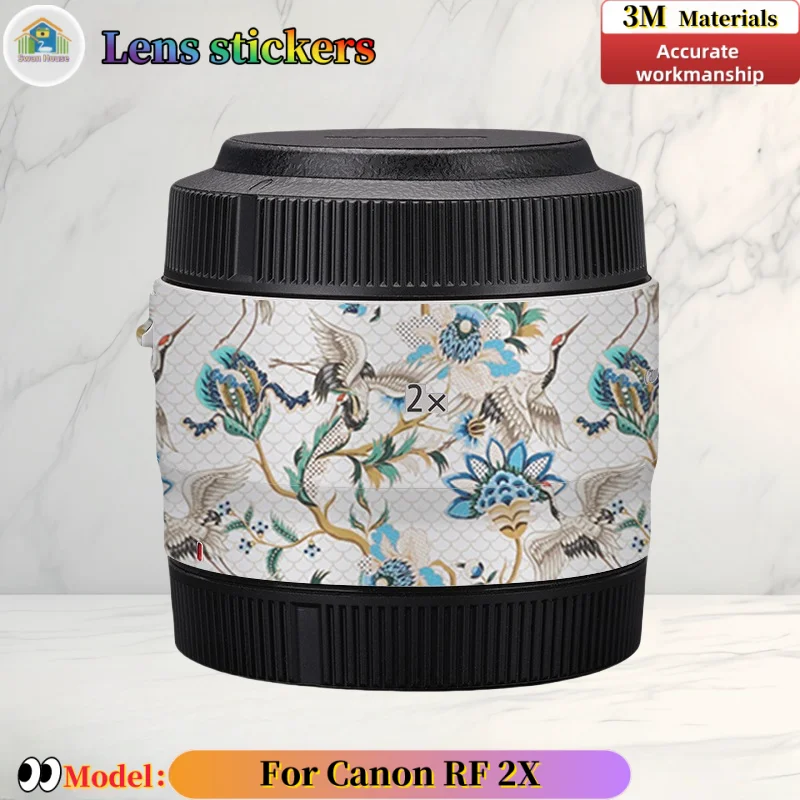 For Canon RF 2X Camera lens sticker, DIY skin, Precision tailoring wear-resistant protective film