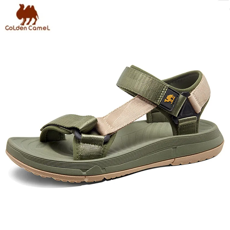 GOLDEN CAMEL Outdoor Brand Men's Sandals Summer Comfortable Lightweight Slippers Sandal Beach Shoes for Men 2023 New Flip Flops