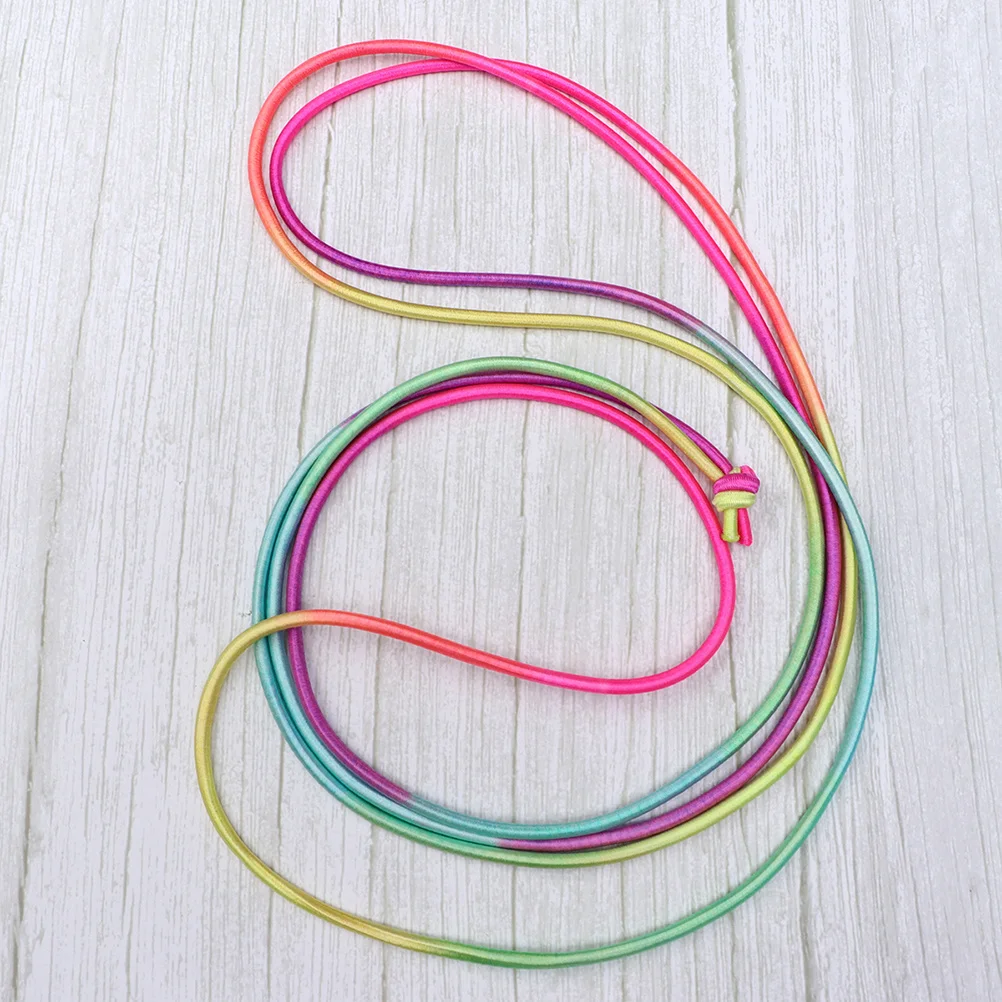 

2Pcs Skipping Rope Elastic Colorful Polyester Outdoor Exercise Training Jump Rope