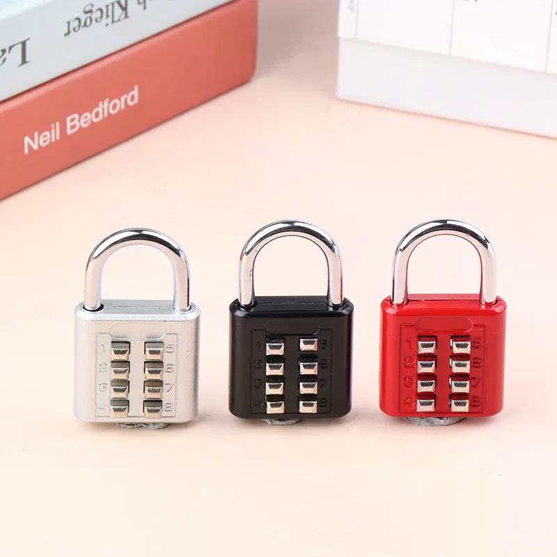 8 Digits Password Code Combination Padlock Zinc Alloy Suitcase For Luggage Travel Code Smart Lock Code Keyed Anti-thieft Lock