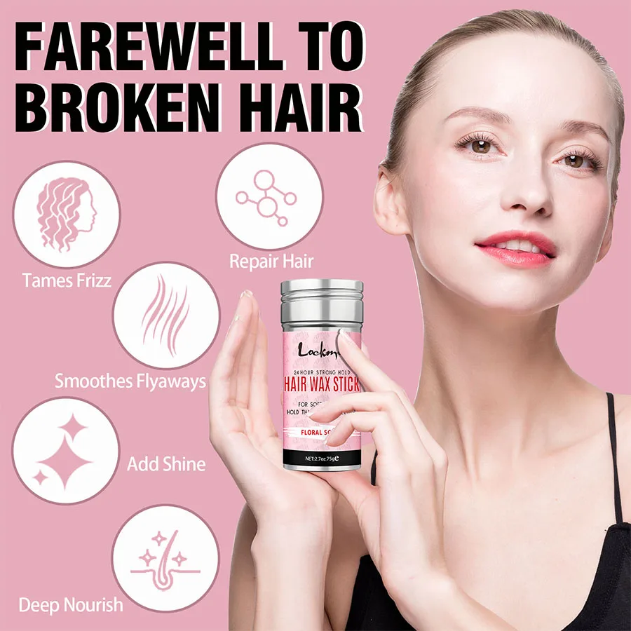 LOCKMIO Wig Styling Smoothing Wax Stick Waterproof Glue & Geniality Remover Super Hold Adhesive Bond for Hairpiece Front Closure