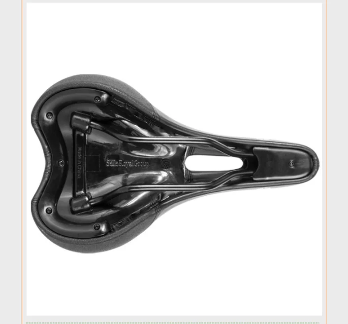 P8 Original Schwarzes Kissen Klappbarer Fahrrad-Vordersitz Atmungsaktiver Doppelspur-Sattel Langlebiger Fabriksitz Braunes Fahrradkissen – Detail 10