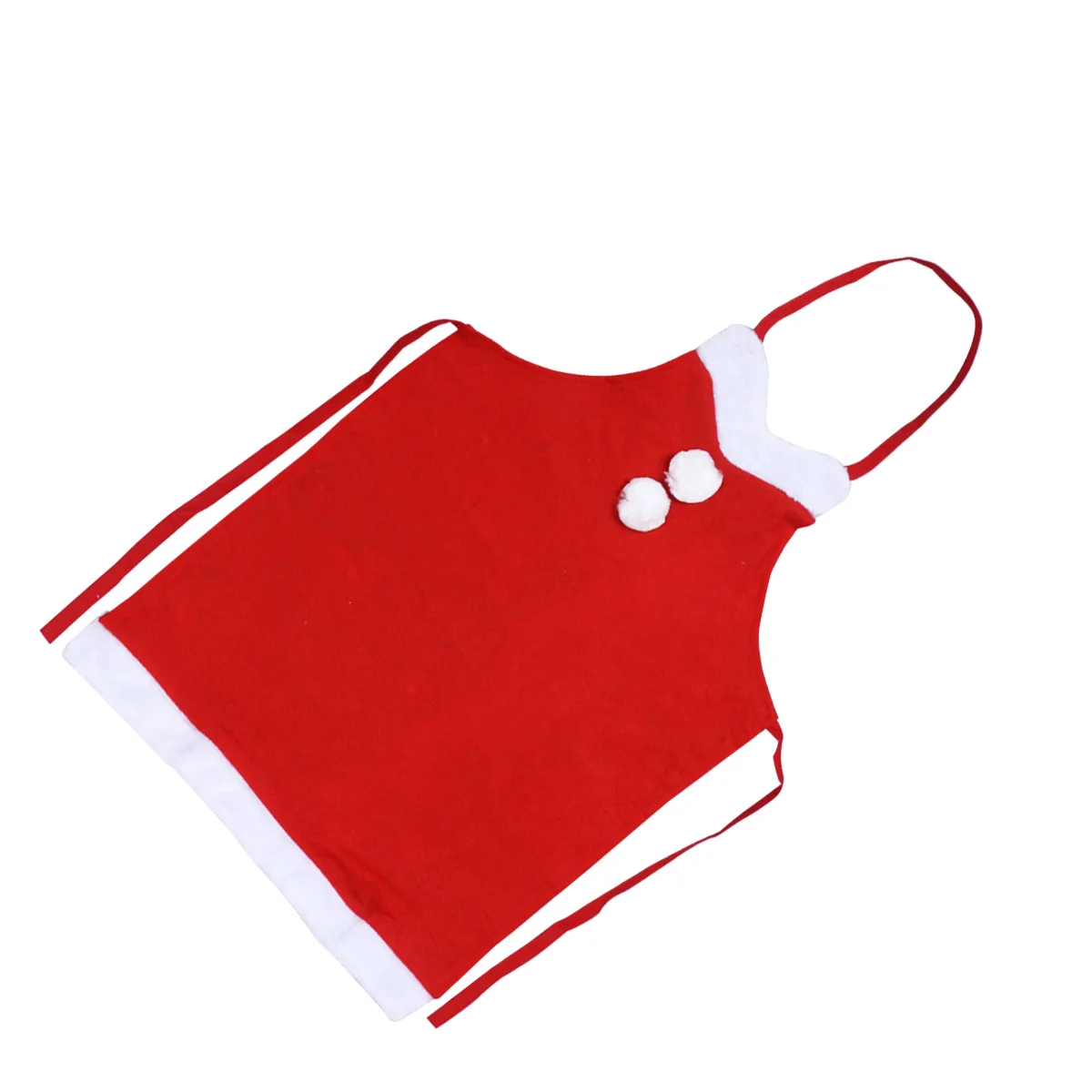 

Christmas Apron Red+White Decorative Kitchen Party Baking Cooking Supplies Festive Restaurant Hotel Home Decor