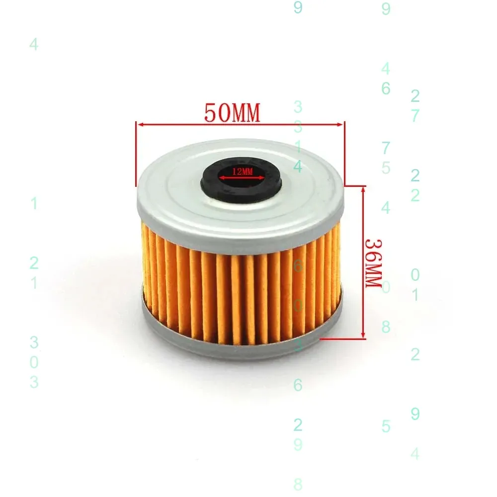Universal Motorcycle Oil Filter Compatible with YS125 Byson FZ16 FZ150 Bajaj Boxer CT100 CT115 Caliber BM150 Pulsar 135 150