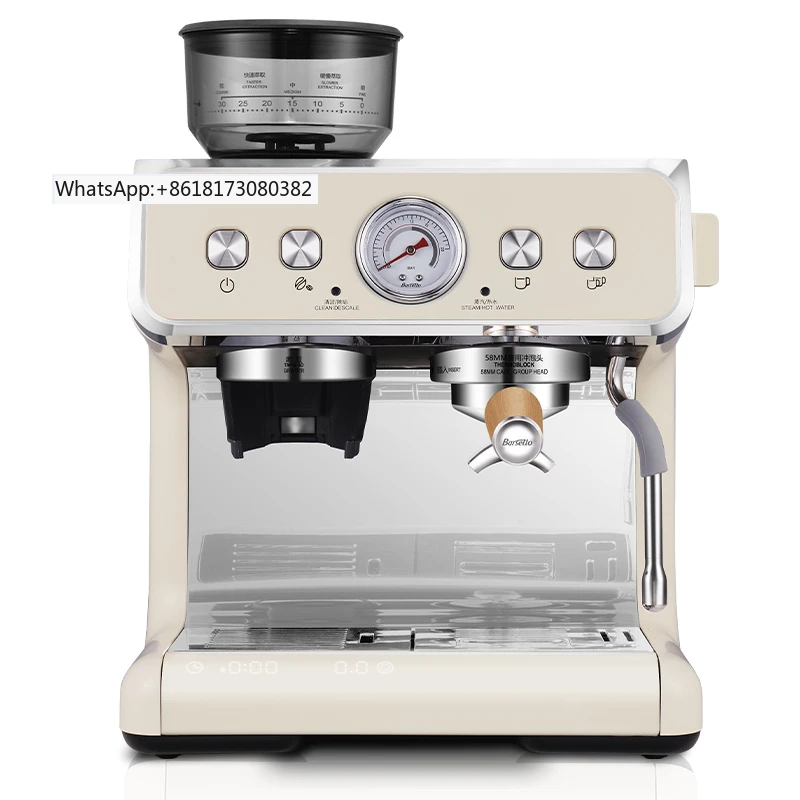 Second generation S coffee machine dual heating fully semi-automatic Italian style grinding integrated machine for household use