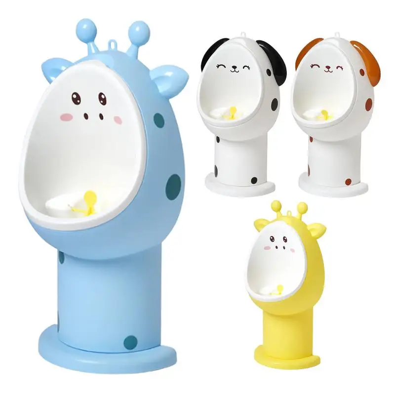 

Training Potty For Boys Kids Cartoon Standing Urinal With Aiming Windmill Pee Training Detachable Urinal Training Toilet