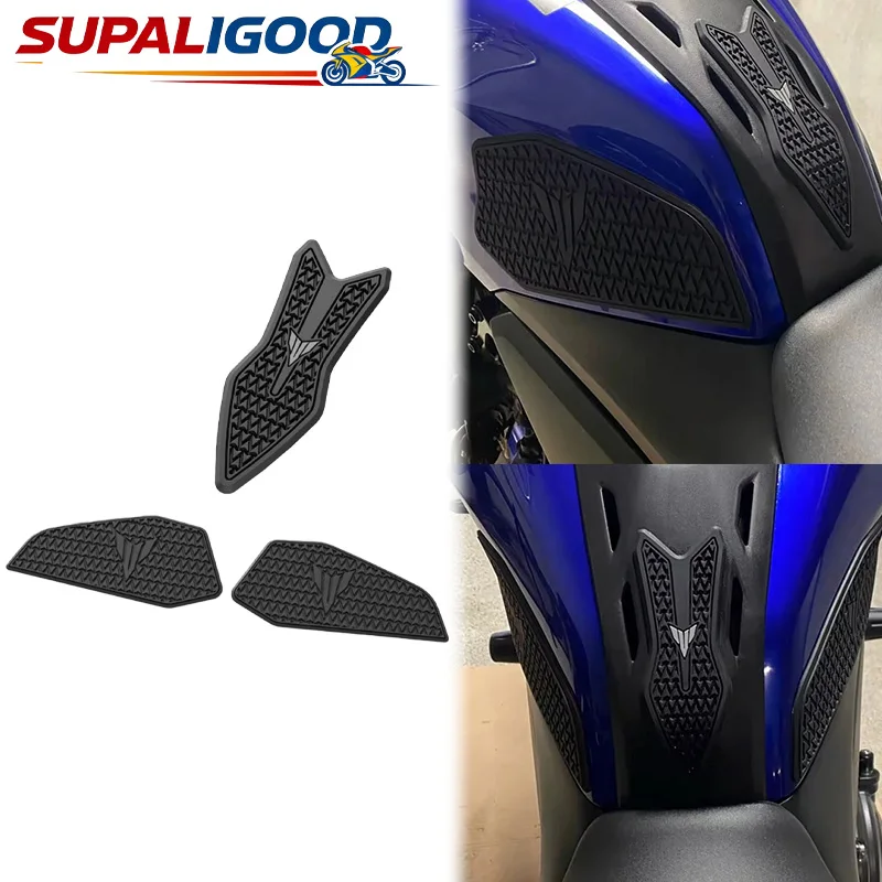 

MT-07 2025 Tank Pad Motorcycle accessories Fuel Tank Pad For YAMAHA MT-07 mt-07 2025+ Non-slip Side Fuel Tank Waterproof Pad