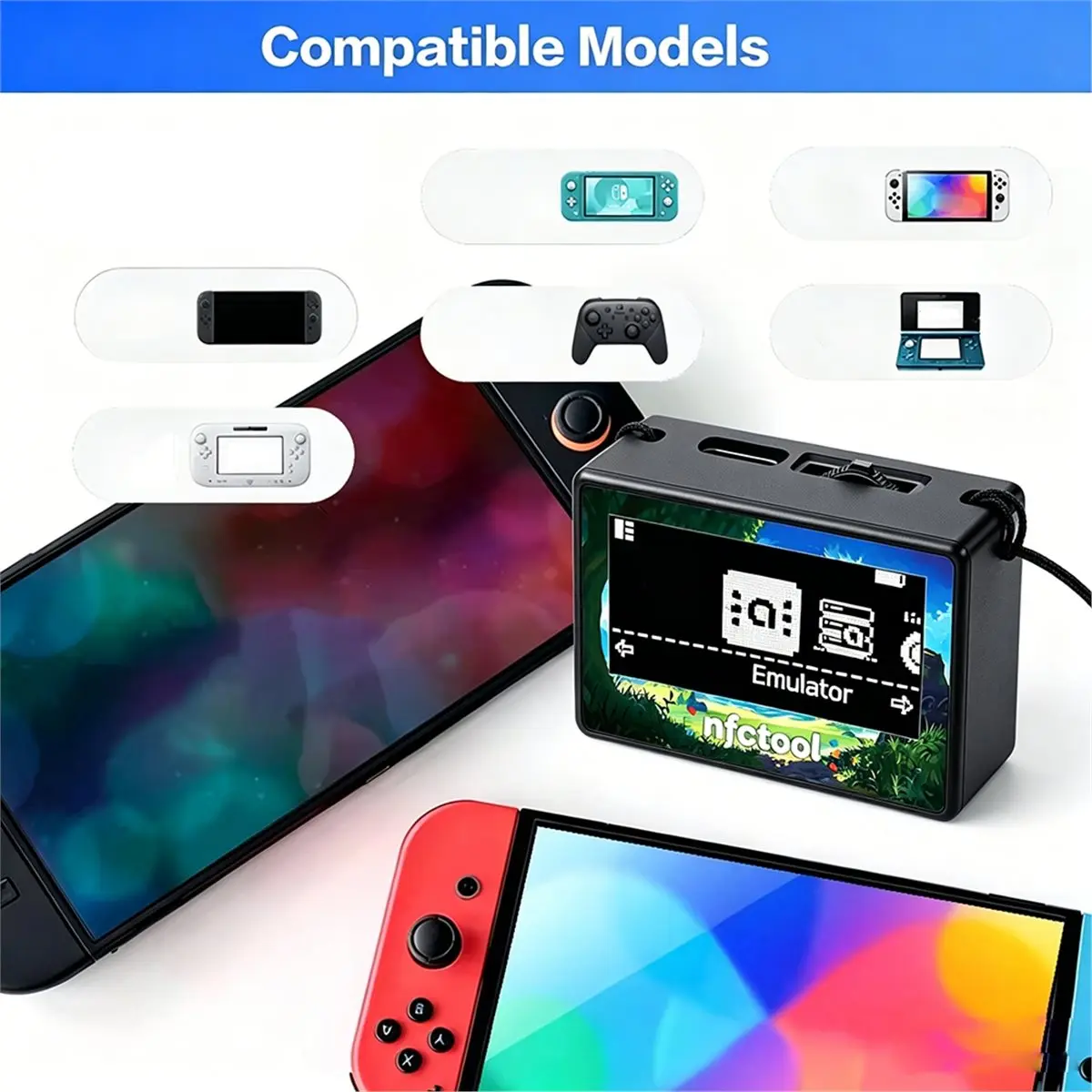 NFCTool Emulator Device with OLED Display for Fast for for All Games Cards Needed