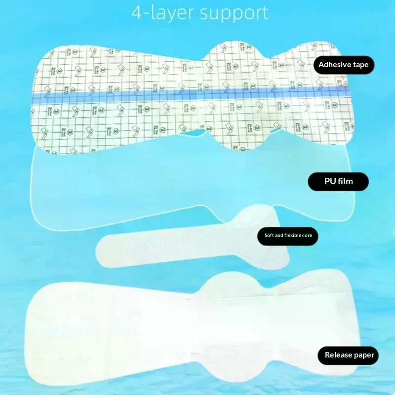 Women Waterproof Discreet Swimming Pads Soft PU Patch Invisible Protective Pads for Beach Pool Use