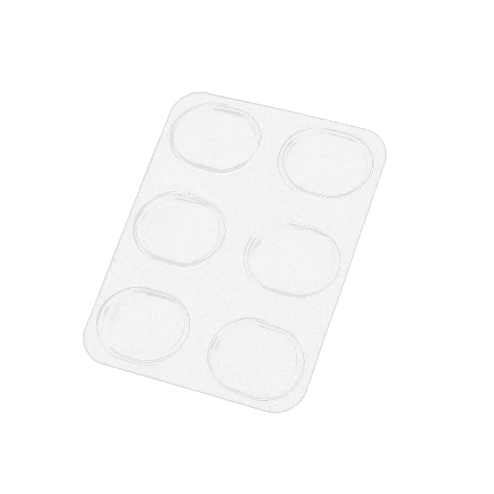 

6 Pcs Mute Pad Self-adhesive Drum Muffler Damper Silicone Noise-absorbing Snare