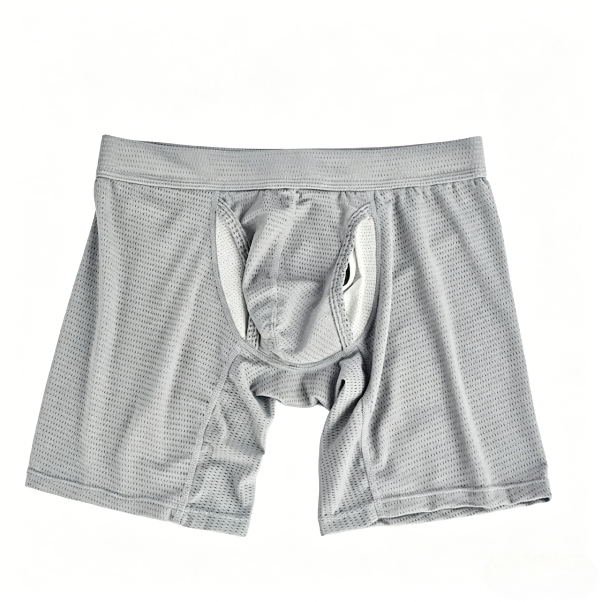 

Men's Long Leg Boxer Briefs Breathable Anti-Chafing Sports Underwear Youth Fashion Comfortable Daily Wear Male Breathable Trunks