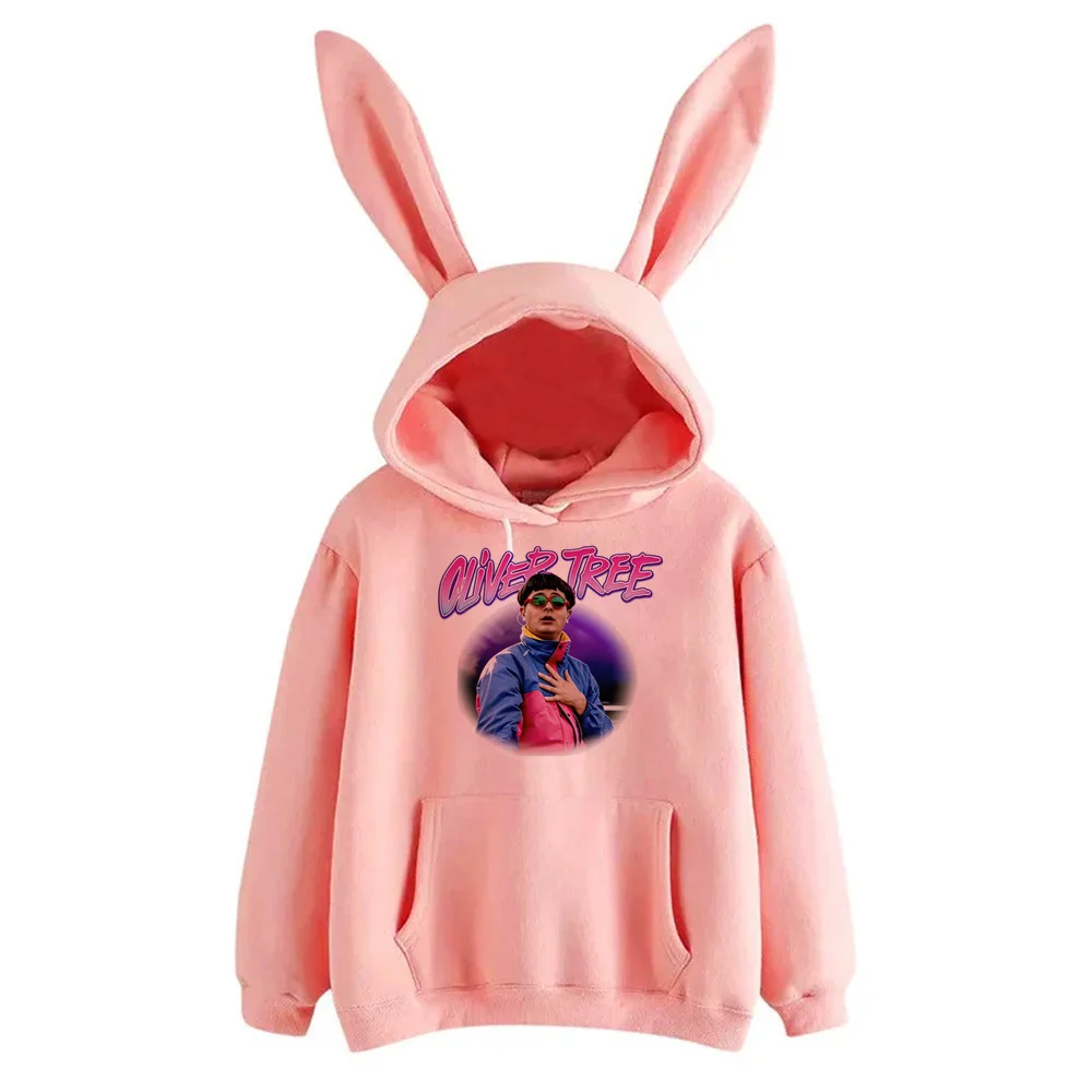 Oliver Tree hoodies women kawaii fashion graphic 2000s ladies clothes cutecore Korean Pockets