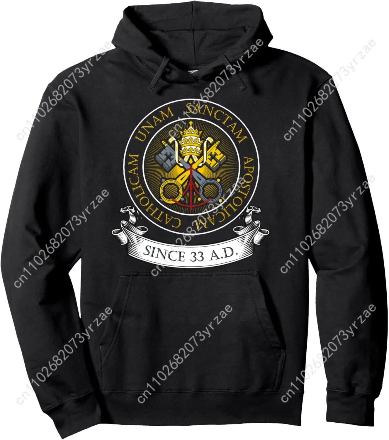 Retro um sagrado católico super macio moletom das mulheres dos homens pulôver moda confortável hoodies moletom respirável vintage topos