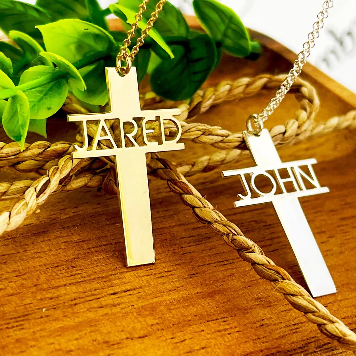 Custom Cross Name Necklace Women Jewelry Stainless Steel Personalized Vertical Nameplate Choker Necklaces