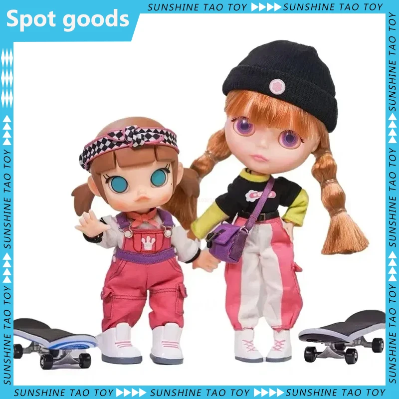 Molly Blyth Bjd Doll Skateboard Slide Anime Figure Big Size Doll Joint Body Dress Up Suit Action Figurine Decorative Collectible