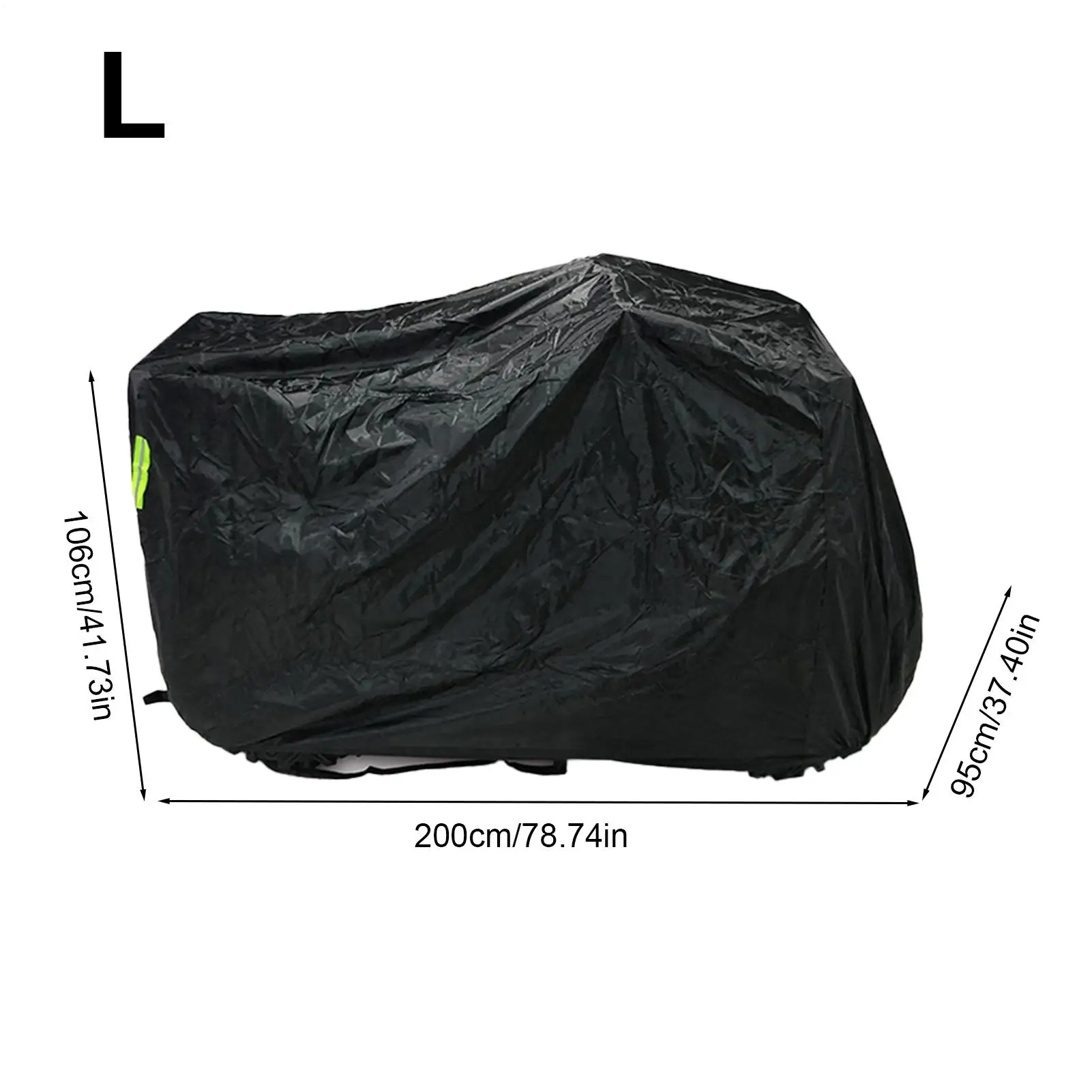 Cubierta de coche protección UV Protector de tela Oxford cubierta protectora cuádruple de 4 ruedas para garaje al aire libre Camping viajes aventuras