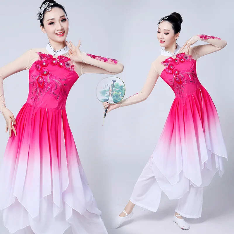 Traditional Chinese Folk Dance Costume for Woman Dance Costumes Kids Costume Yangko Girl Children Dress Women Yangge Clothing