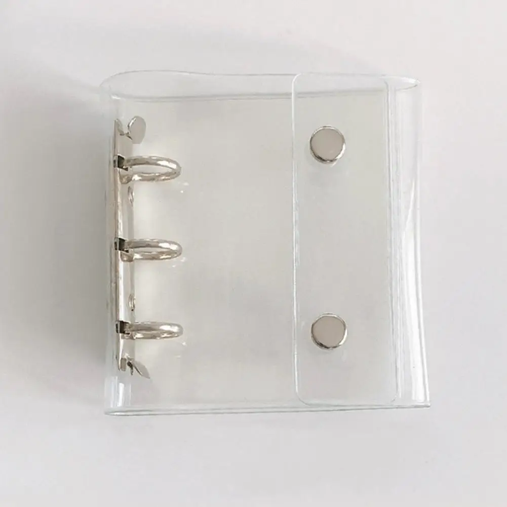 Loose-leaf Book Portable Account Organizer A8 Mini Binder Notebook with Pvc Cover Colorful Scrapbook Inserts Portable Photo