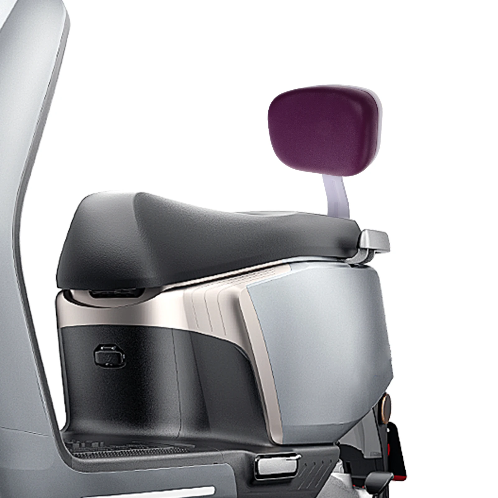 وسادة مسند ظهر للدراجة الكهربائية، مقعد بديل من البلاستيك العالمي، مسند خلفي آمن، وسادة ظهر مريحة للدراجة للأطفال