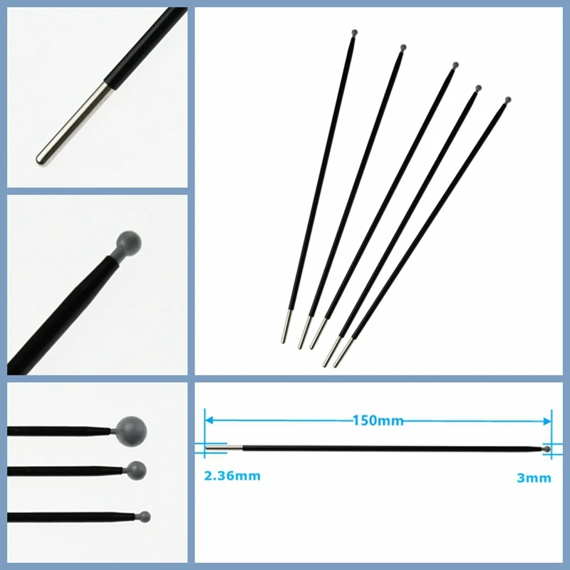 LD-1504AN 5pcs reusable Wholesale Electrosurgical 3mm ball electrode esu electro Surgical tools cautery pencil 150mm*2.36mm