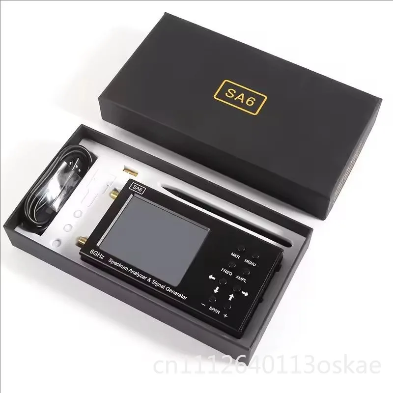 SA6 Handheld Spectrum Analyzer Wireless Signal Tester 35-6200Mhz CDMA Wi-Fi Laboratory 6G Tester for Electronics