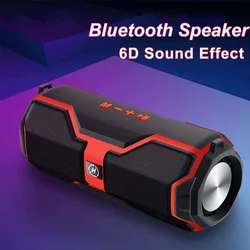 H29 Powerful Wireless Bluetooth Speaker BT 5.0 Outdoor Portable 6D Stereo Sound Effect Boombox Support TF Card/USB/FM Subwoofer