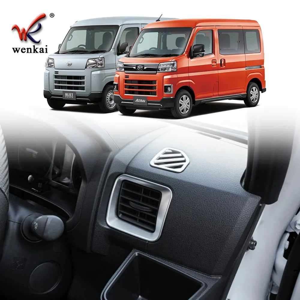 Car Dashboard Side Air Vent Housing Outlet Frame Decorative Cover Trim For Daihatsu ATRAI HIJET CARGO 2022