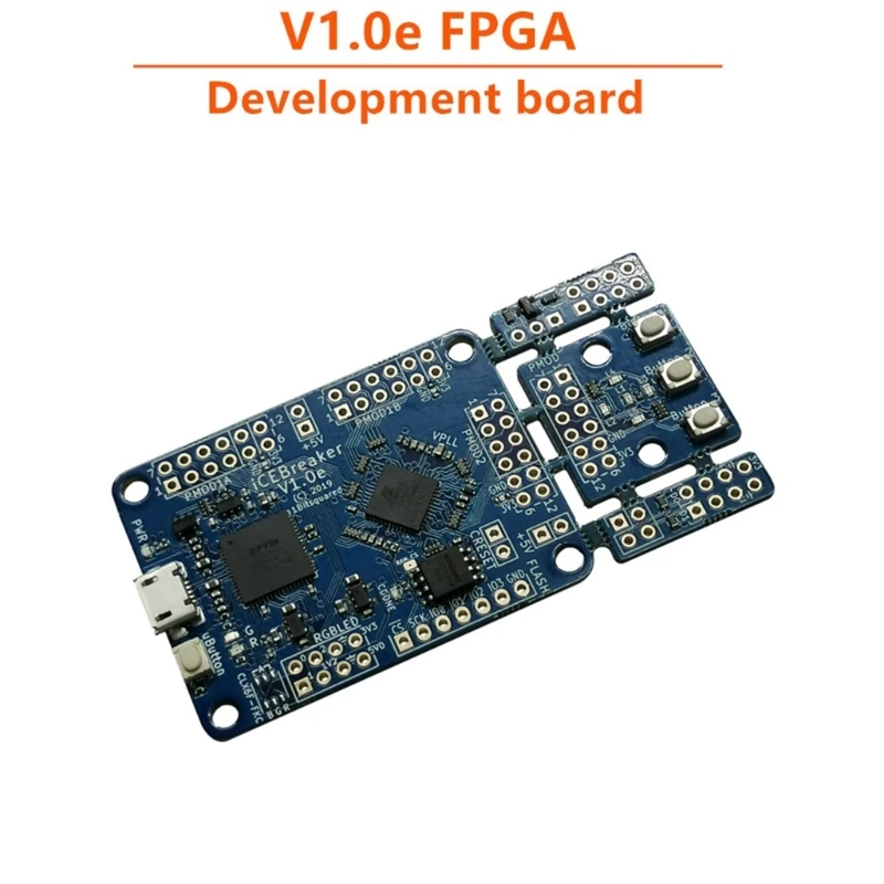 Imagem -05 - Placa Desenvolvimento V1.0e Fpga Programação Gráfica Ice40 120 Kbit Placa Expansão Digital para Conectores Pmod Qxnf