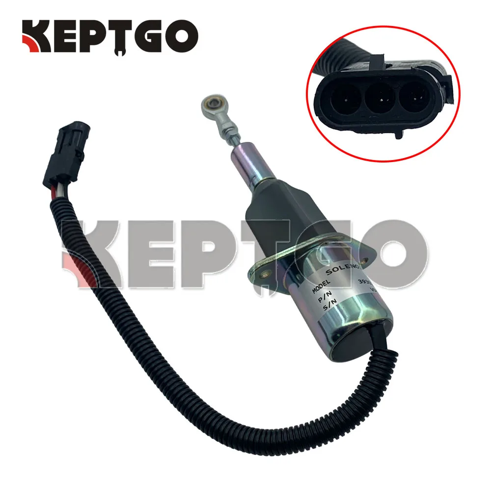 

New 3930234 24V Shut Off Solenoid For Cummins 6BT 5.9L SA-4335-24