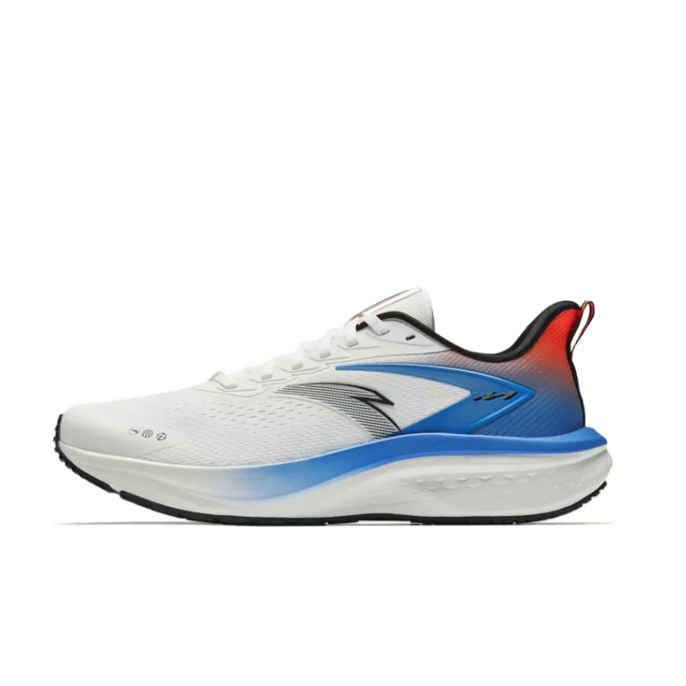 Anta Mach 5SE Men's Running Shoes: Comfortable, Non-Slip, Durable, Breathable, and Lightweight  White, Blue, Black 112515582-2