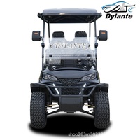 Most Popular New 6 Seater Sightseeing Bus Club Car Lithium Battery 150w Solar Panel Powered Golf Cart Hunting Car
