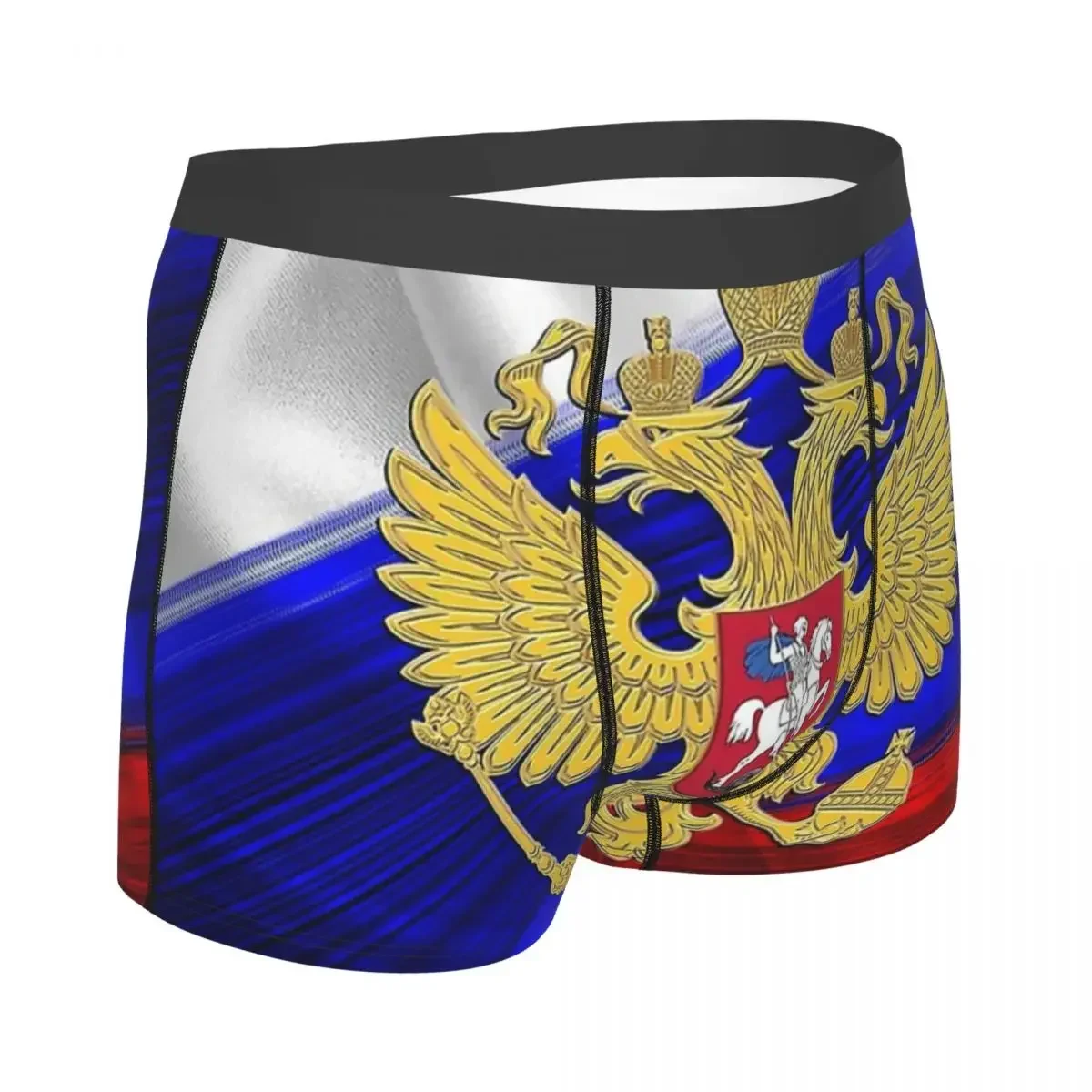 Russian Flag Flag of Russia Underpants Homme Panties Male Underwear Ventilate