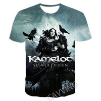 New Fashion Women/Men's 3D Print  Kamelot Rock Band  Casual T-shirts  Hip Hop Tshirts Harajuku Styles Tops Clothing   T01