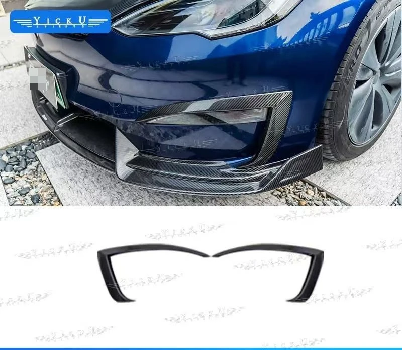 Custom Products Dry Carbon Fiber Body Kit forTesla Model S - Front Lip, Rear Diffuser, Spoiler, Side Skirts & Tuyere 2021-2023