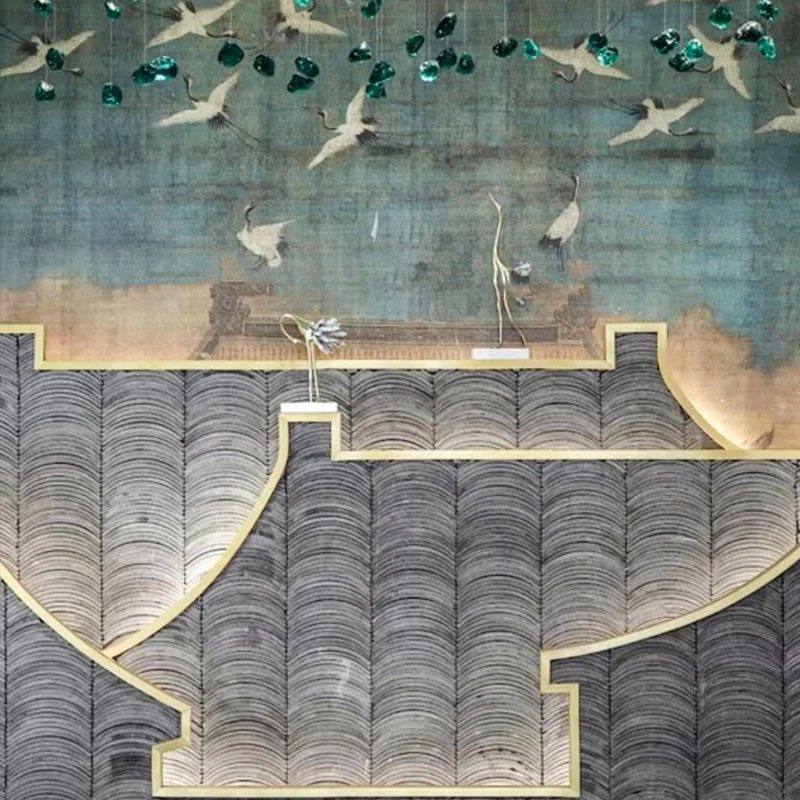 Chinese cultuur PU stenen paneel wandpanelen componenten 3D dakpannen polyurethaan bekleding waterdichte coating voor buitenmuur