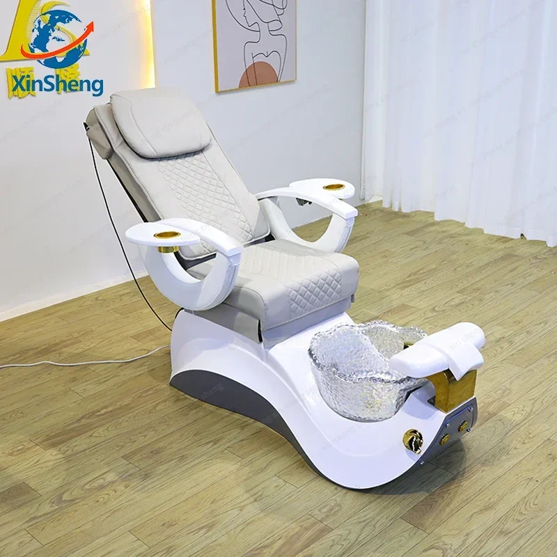 

XinSheng Foot Bath Nail Chair Pedicure Chairs with Electric Back Massage Salon SPA Foot Massage Manicure Leisure Club Furniture