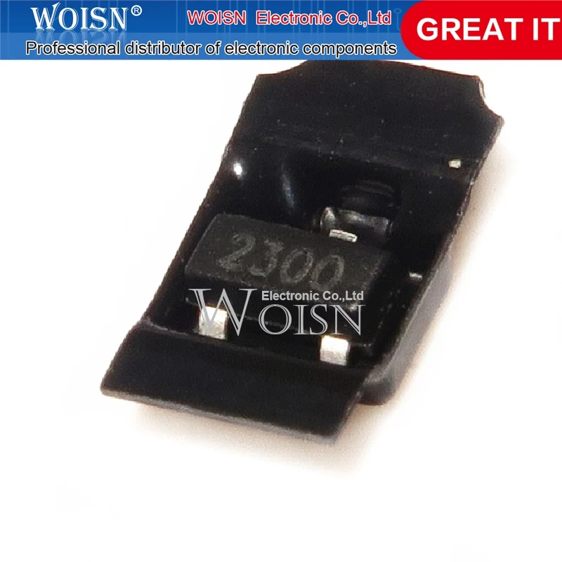 100PCS SI2300DS silkscreen: 2300 SOT-23