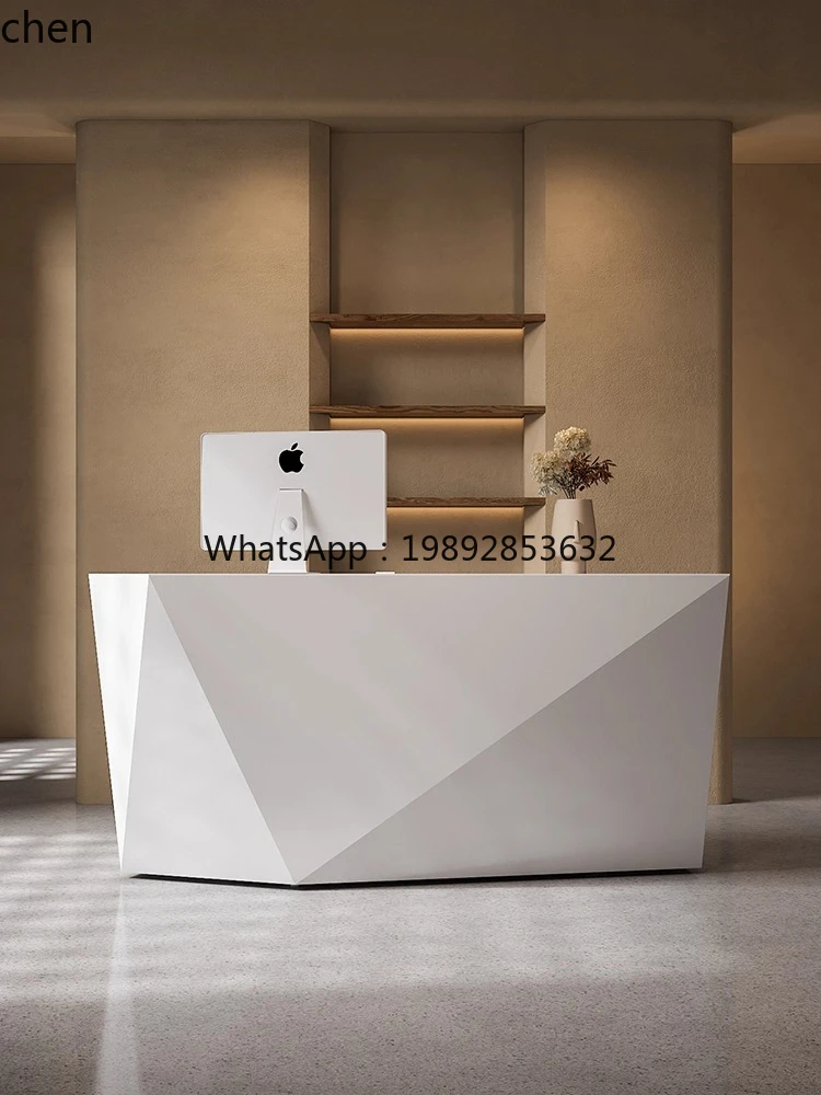 AA Clothing Store Cashier Desk Multi-Functional  Counter Reception Front Desk