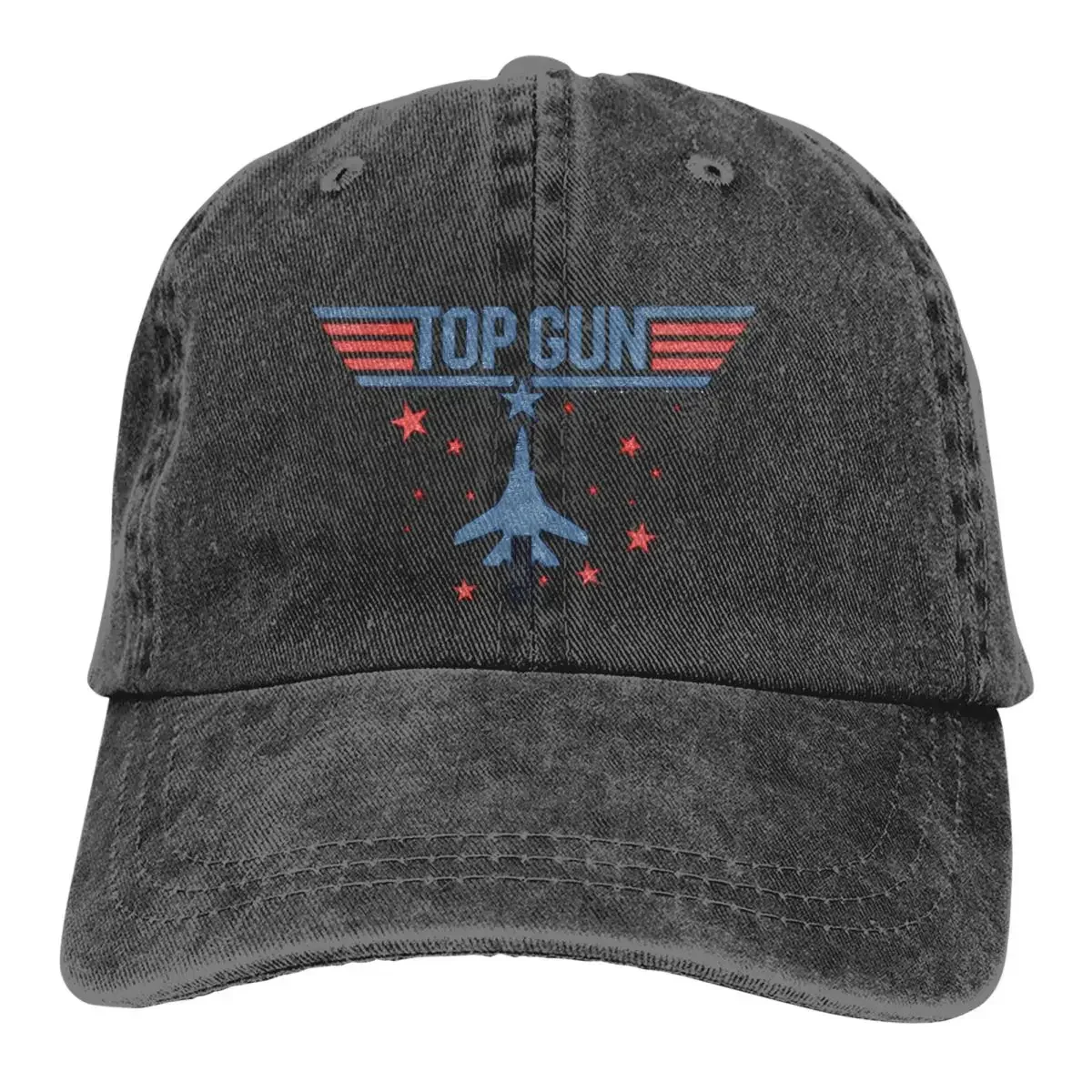 

2026 Top Gun Classic Vintage Jet Blue & Red Movie Stars Baseball Cap Men Cowboy Hats Women Visor Protection Snapback Caps