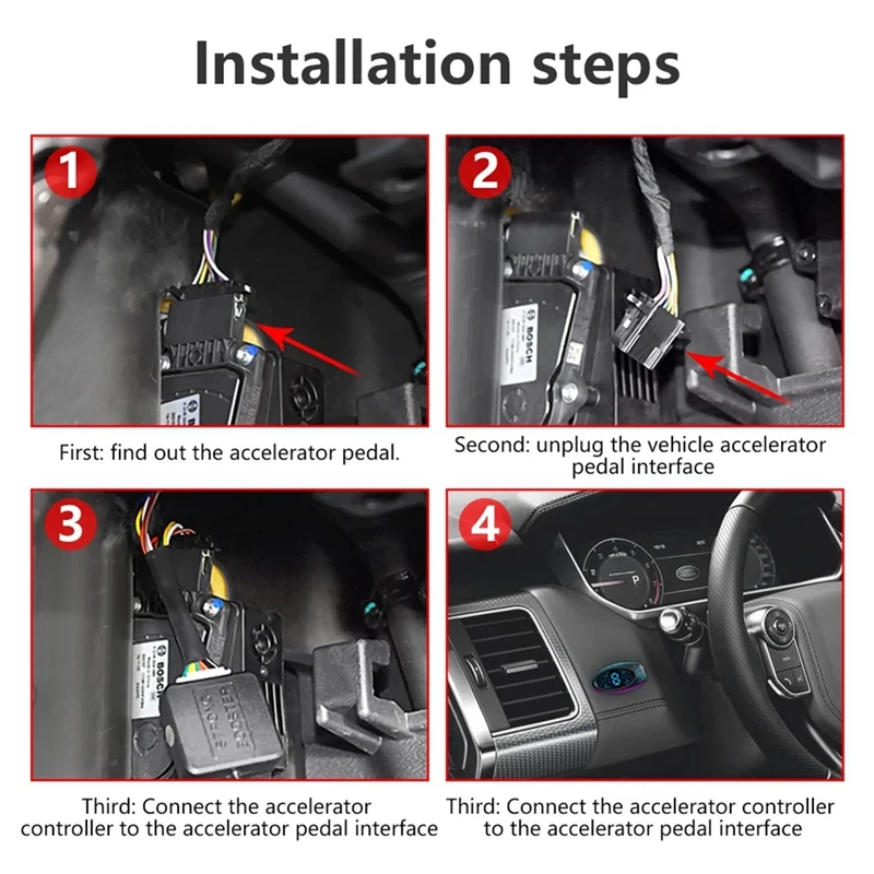 F5 Car Electronic Throttle Controller Accelerator Tuning For Car 10 Drives Modes Racing Accelerator Potent Booster