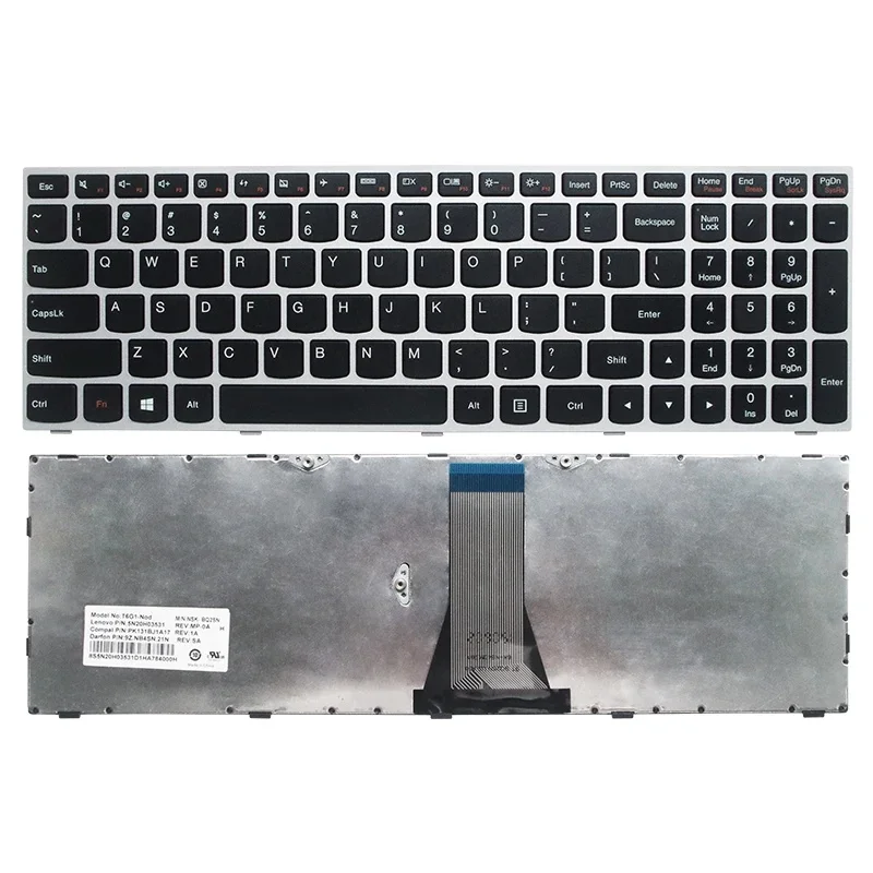 Multi‑Language Laptop Keyboard For Lenovo G50‑30 G50‑45 G50‑70 G50‑80 B50 Y50C
