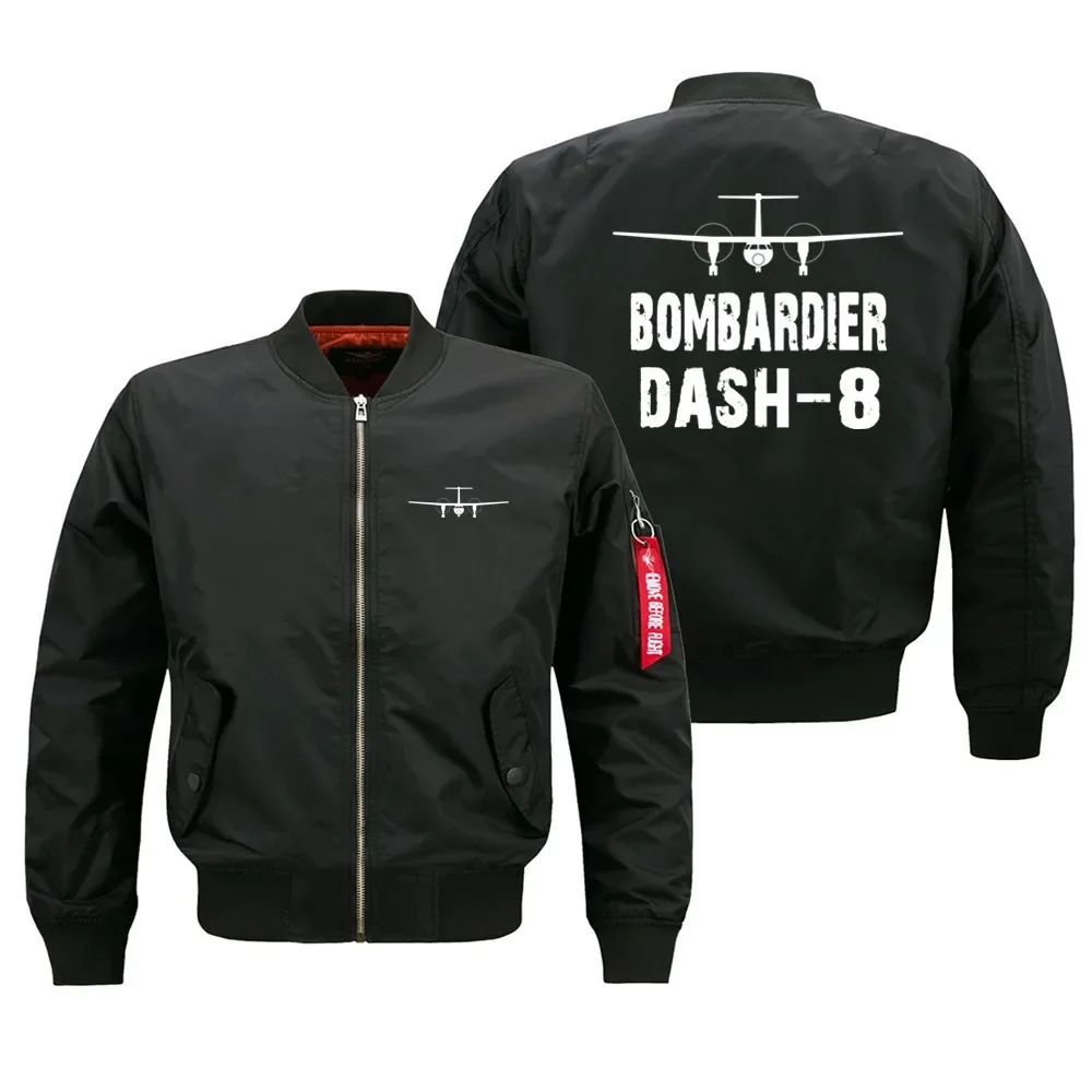 

Bombardier Dash 8 Pilots Military Flight Aviation Men Ma1 Bomber Jacket Outdoor Windproof Man Baseball Coats