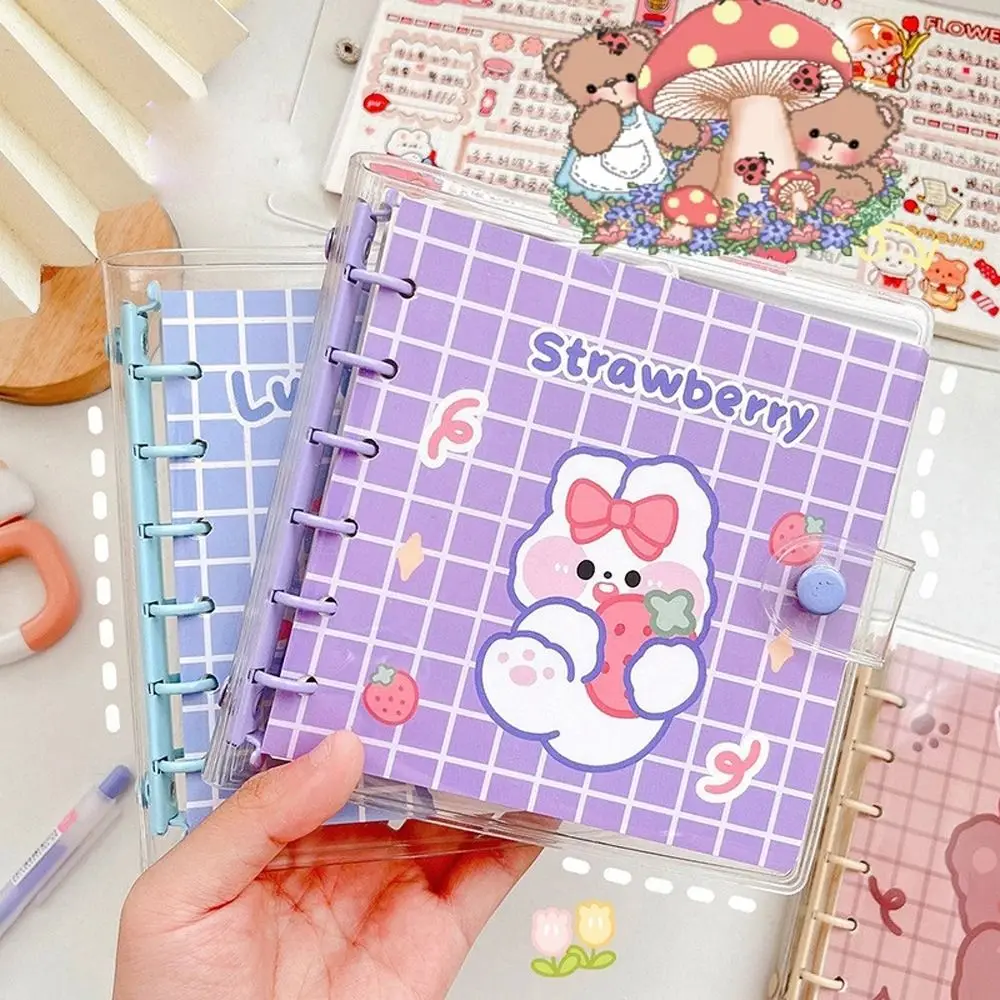 

Writing Pads Planner Notebook Lovely Bear Bunny School Stationery Loose-leaf Notebook Detachable Notebook Notepad Book Handbook