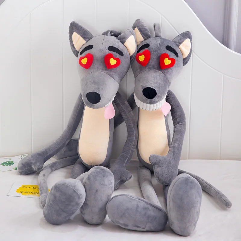 Creative big bad wolf plush toy pervert doll wedding personality funny gift cartoon doll wholesale