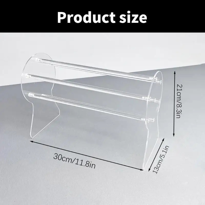 رف عرض عقال موفر للمساحة سهل التنظيف من الأكريليك حامل عرض عقال للمناسبات المختلفة #6