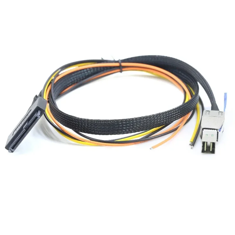 

Professional Mini SAS HD SFF-8644 to U.2 SFF-8639 Adapter Cable with Power Supply OPEN Cable